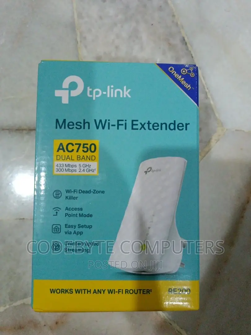 Tp-Link Ac750 Mesh Range Extender Re200