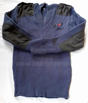 Gray Branded Security Guard Sweater - main view