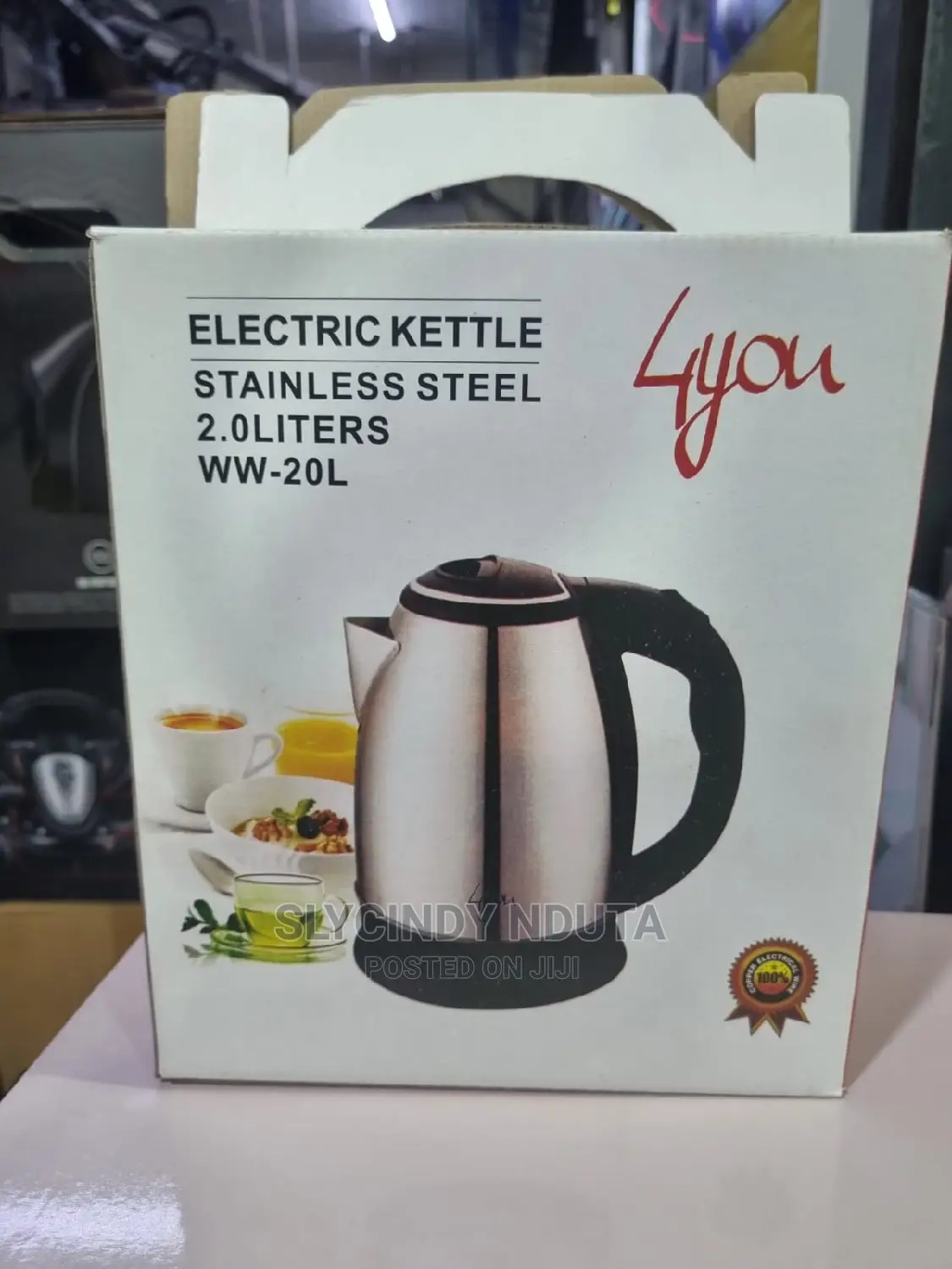 4you Electric Kettle Stainless Steel