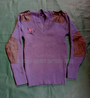 Versatile Branded Gray Security Guard Sweater - main view