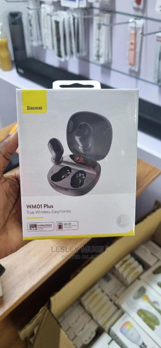 Baseus WMO1 Plus Earbuds Black (New) - thumbnail 3
