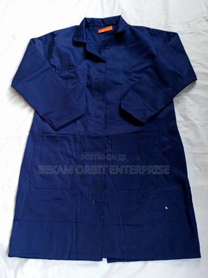 Navy Blue Workwear Essential Dustcoats - main view