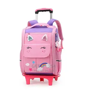 Rolling Trolley School Bag