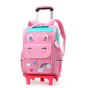 Rolling Trolley School Bag