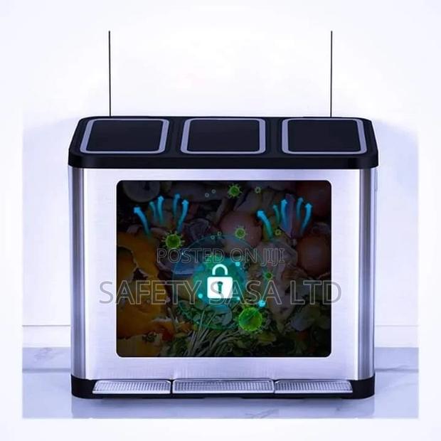 Stainless Steel 27L Trash Can - thumbnail 3