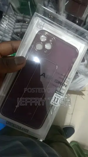 Leather Wrist Strap Case With Stand for iPhone 11
