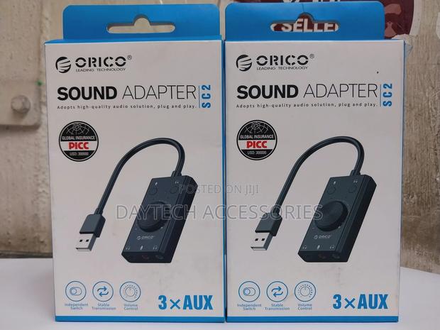 Orico Sc2-Bk External Usb Sound Card Usb Audio Adapter