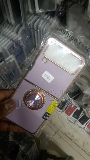 Samsung Z Flip3 Case With Ring Holder Magnetic Kickstand Sho