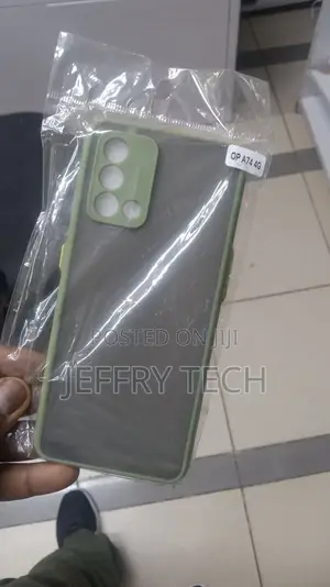 Square Smoke Case for OPPO A74 5G Mobile Back Cover
