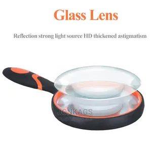 100mm Rubber Frame Magnifying Glass