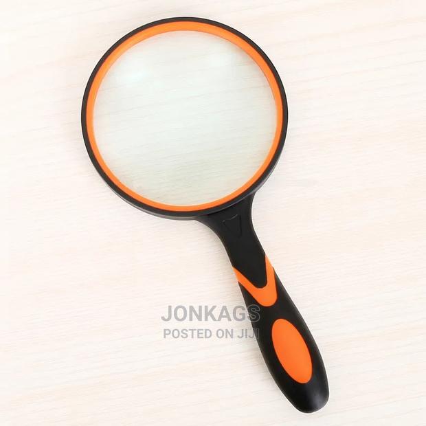 100mm Rubber Frame Magnifying Glass - thumbnail 4