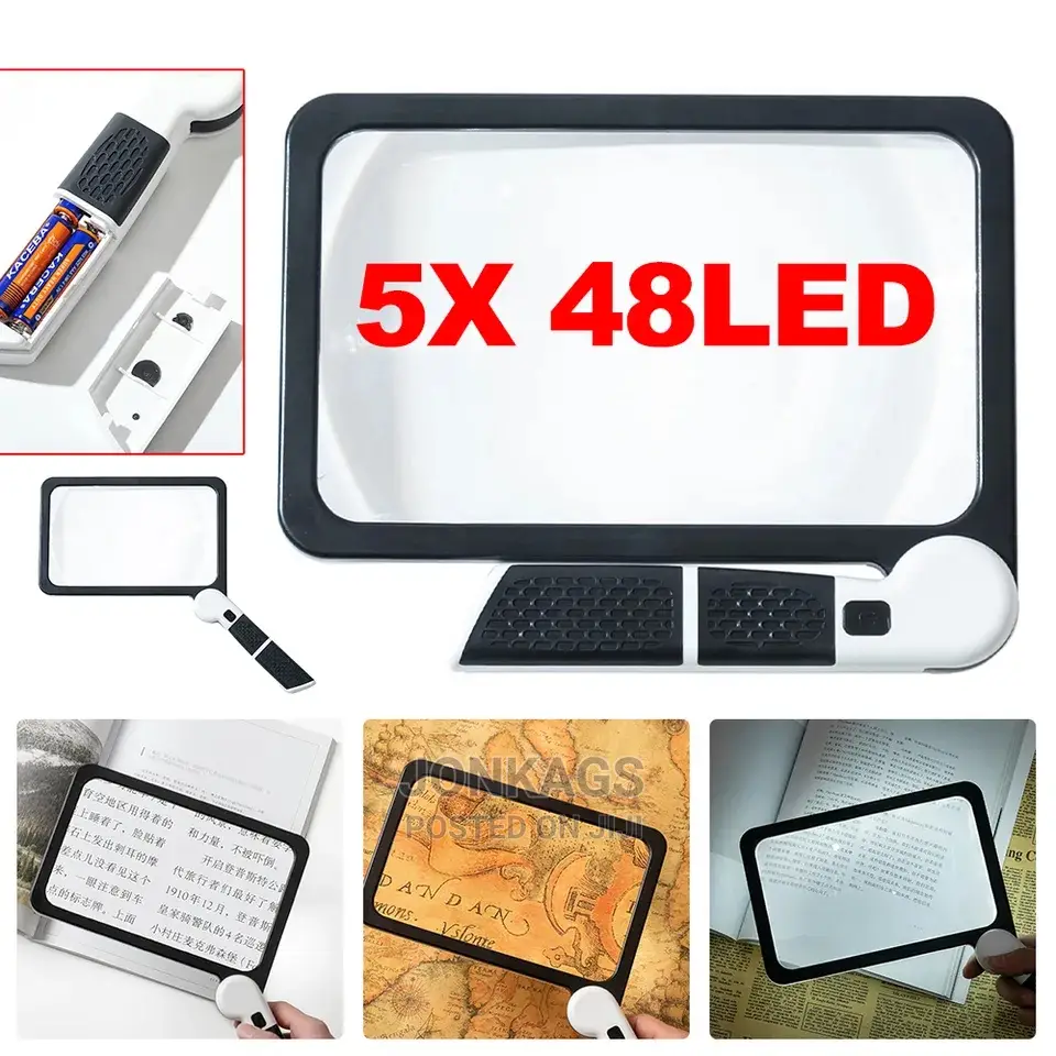 Rectangular Wide Foldable Magnifying Glass