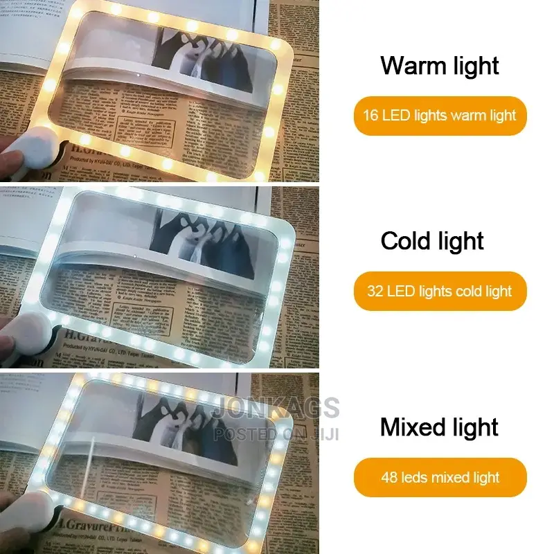 Rectangular Wide Foldable Magnifying Glass
