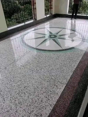 Smart Pure White Cement Terrazzo
