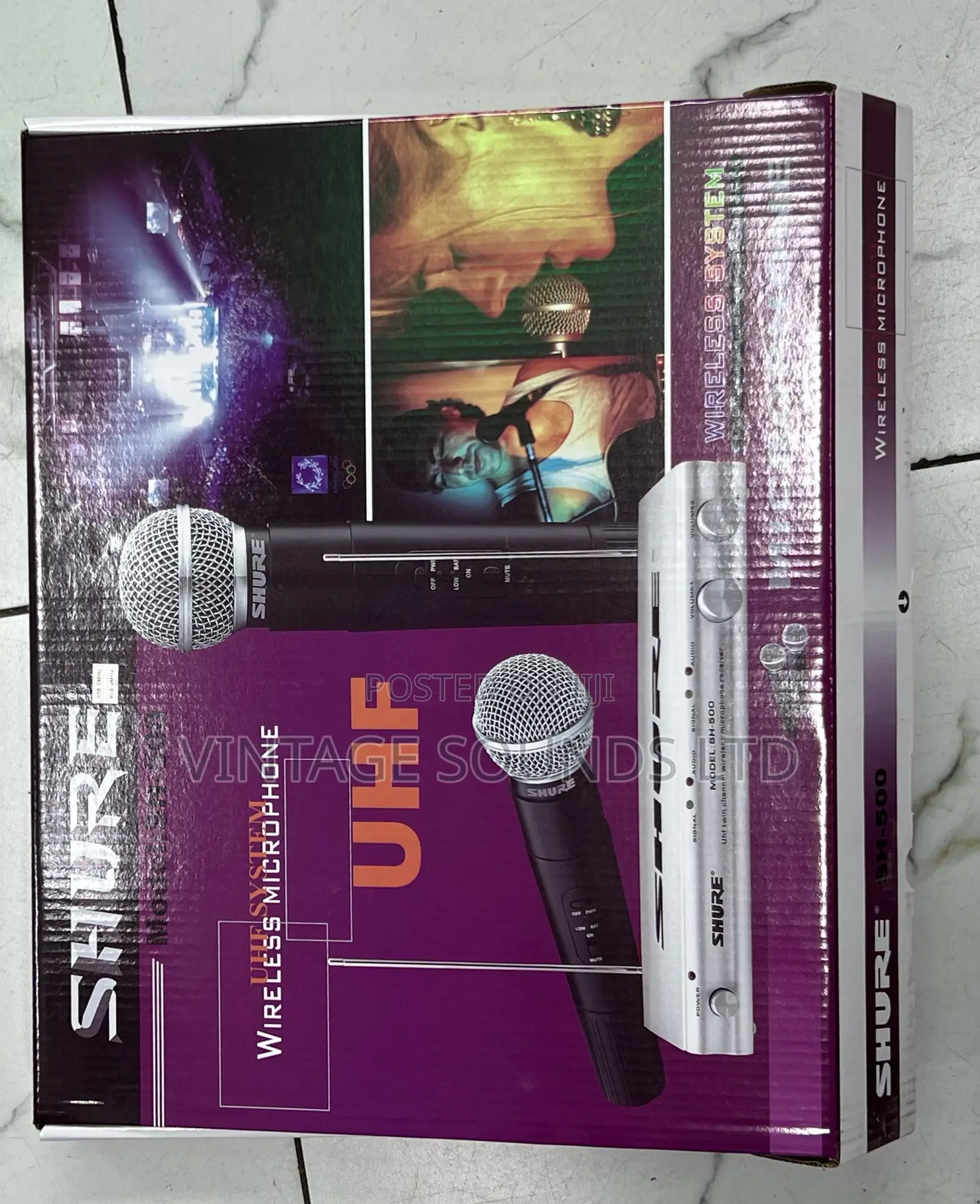 Shure SH 500 UHF Professional Wireless Microphone