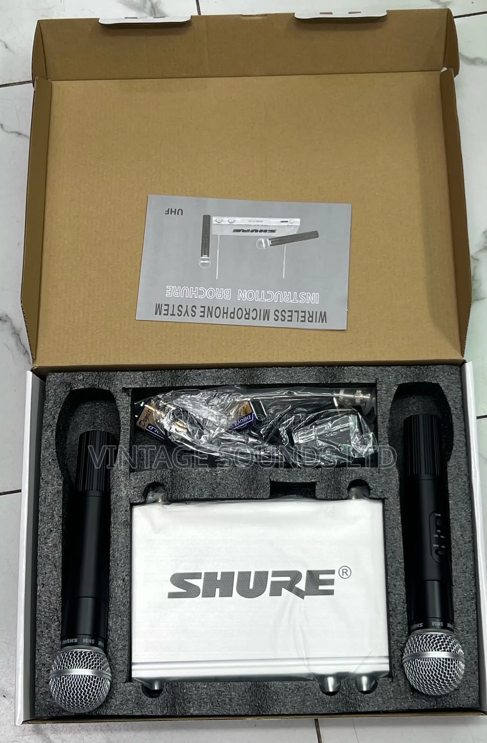 Shure SH 500 UHF Professional Wireless Microphone