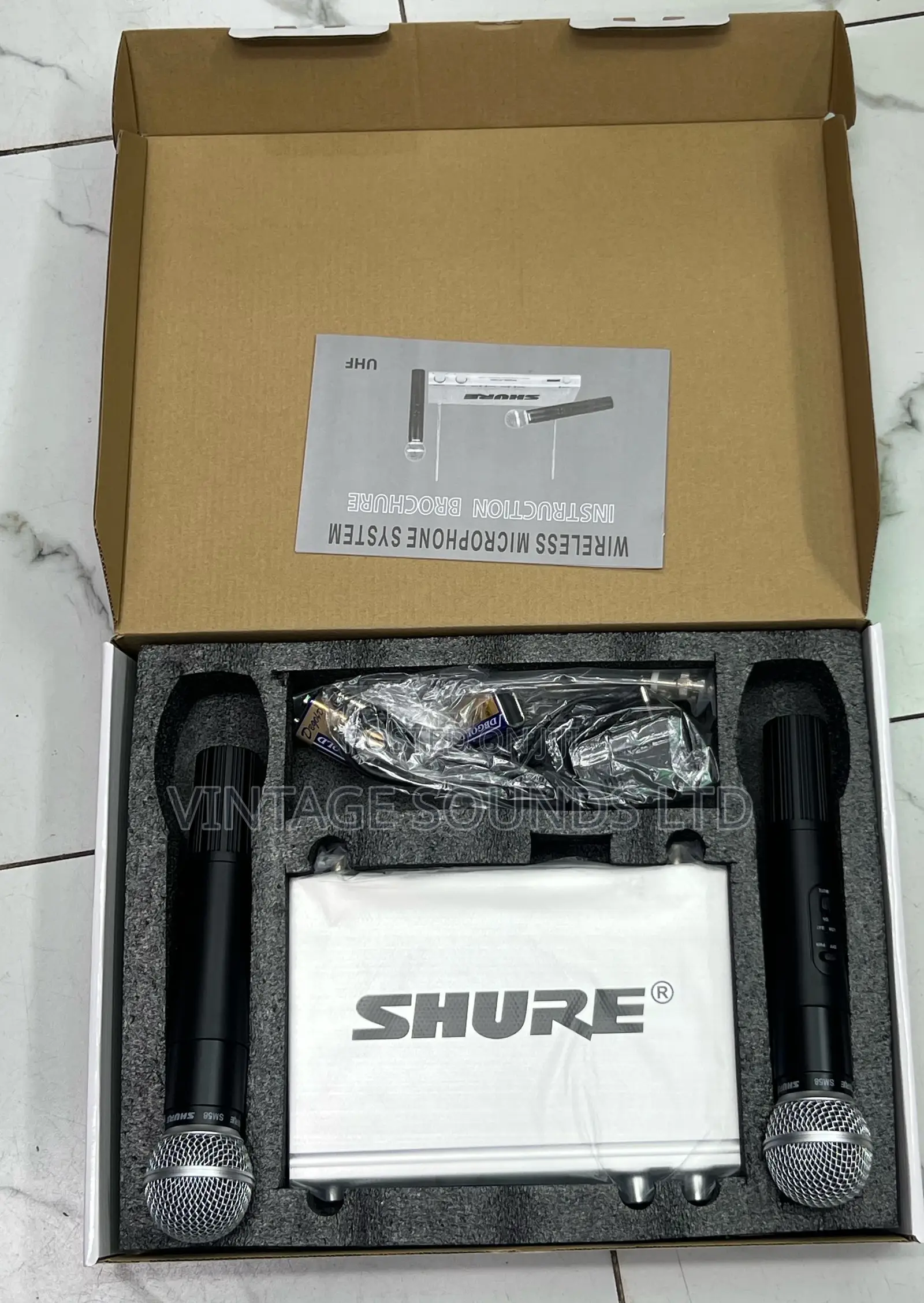 Shure SH 500 UHF Professional Wireless Microphone