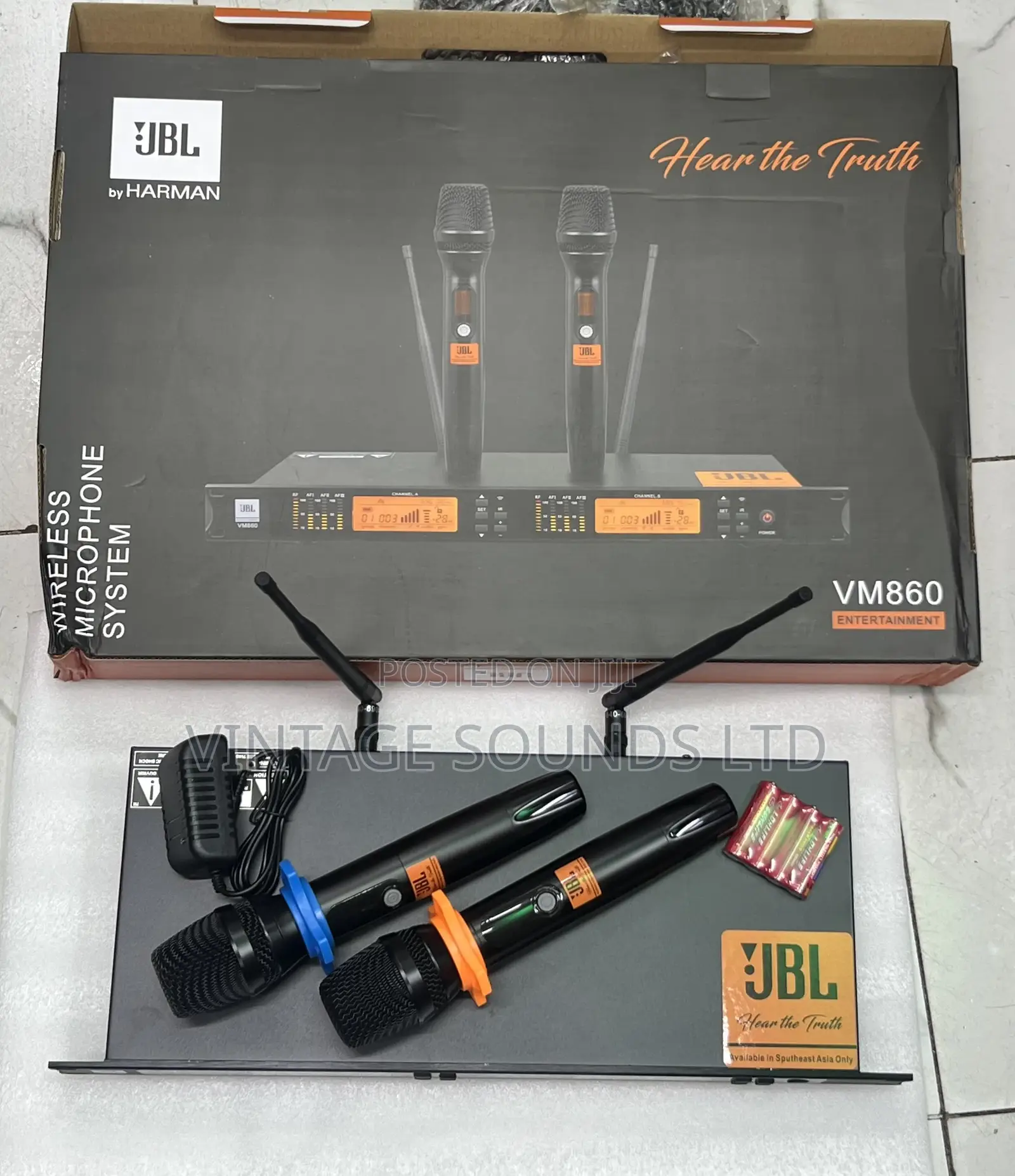 JBL Vm860 Wireless Microphone System
