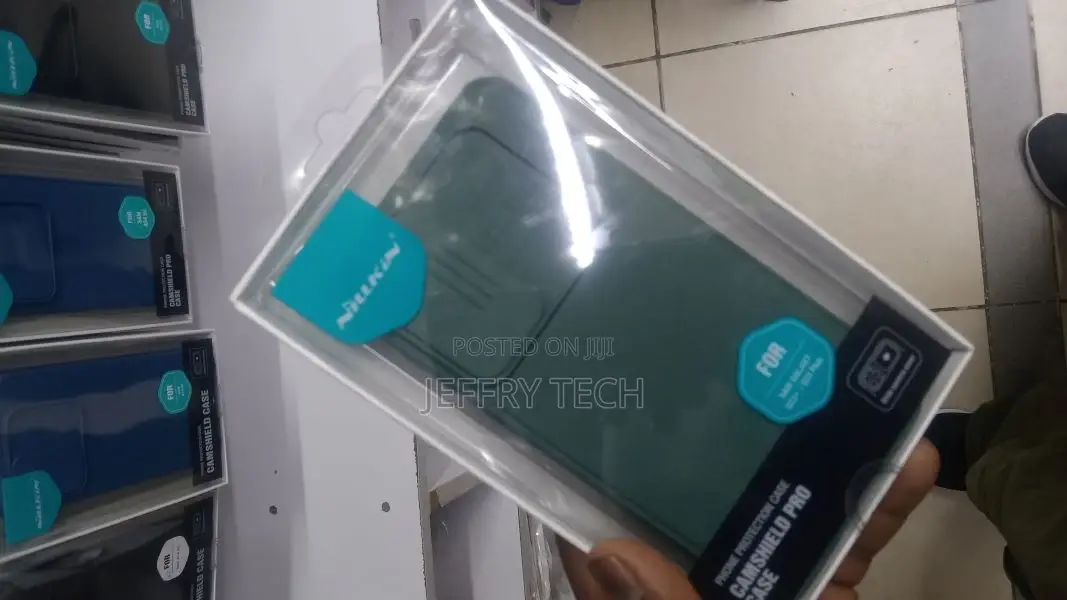 Samsung Galaxy S23 Plus Case Green NILLKIN CAMSHIELD PRO