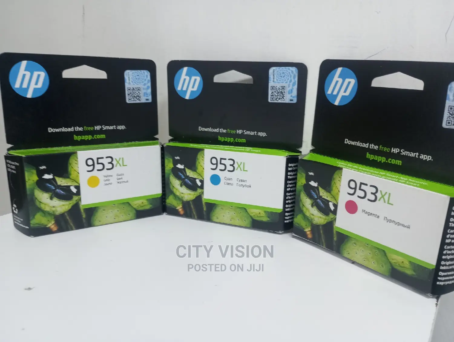 Hp 953xl Coloured Cartridges (Cyan, Magenta, Yellow)