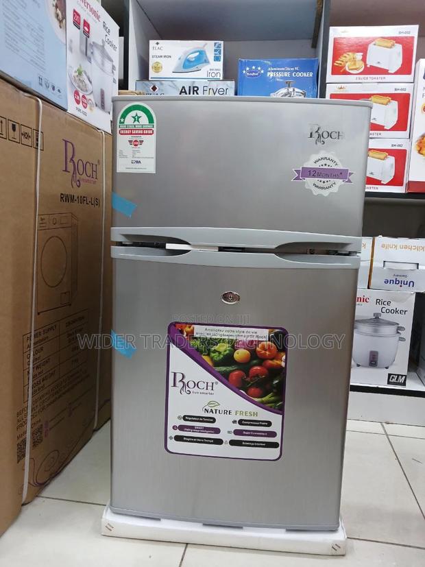 Roch Double Door Fridge- 85l