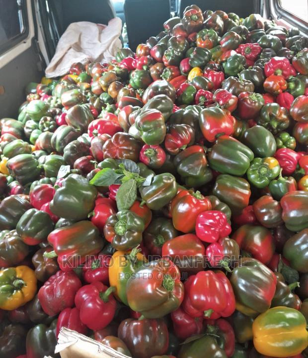 Coloured Capsicum Yellow Red Grade 1. Moq 10kgs - thumbnail 6