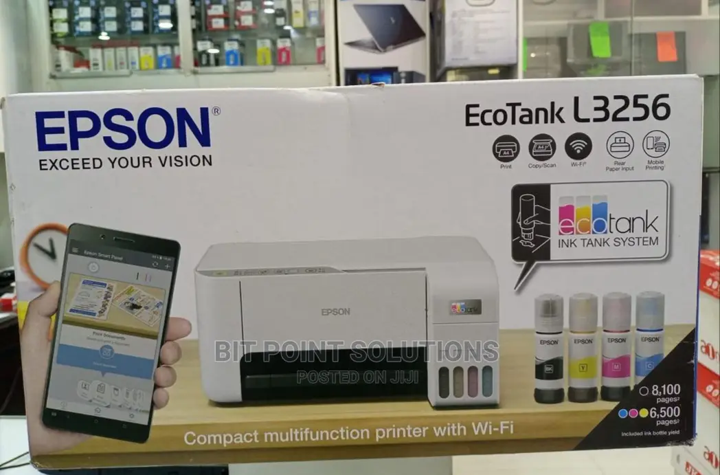 Epson L3256 Wireless Printer !! Epson 3256 Inkjet Printer !