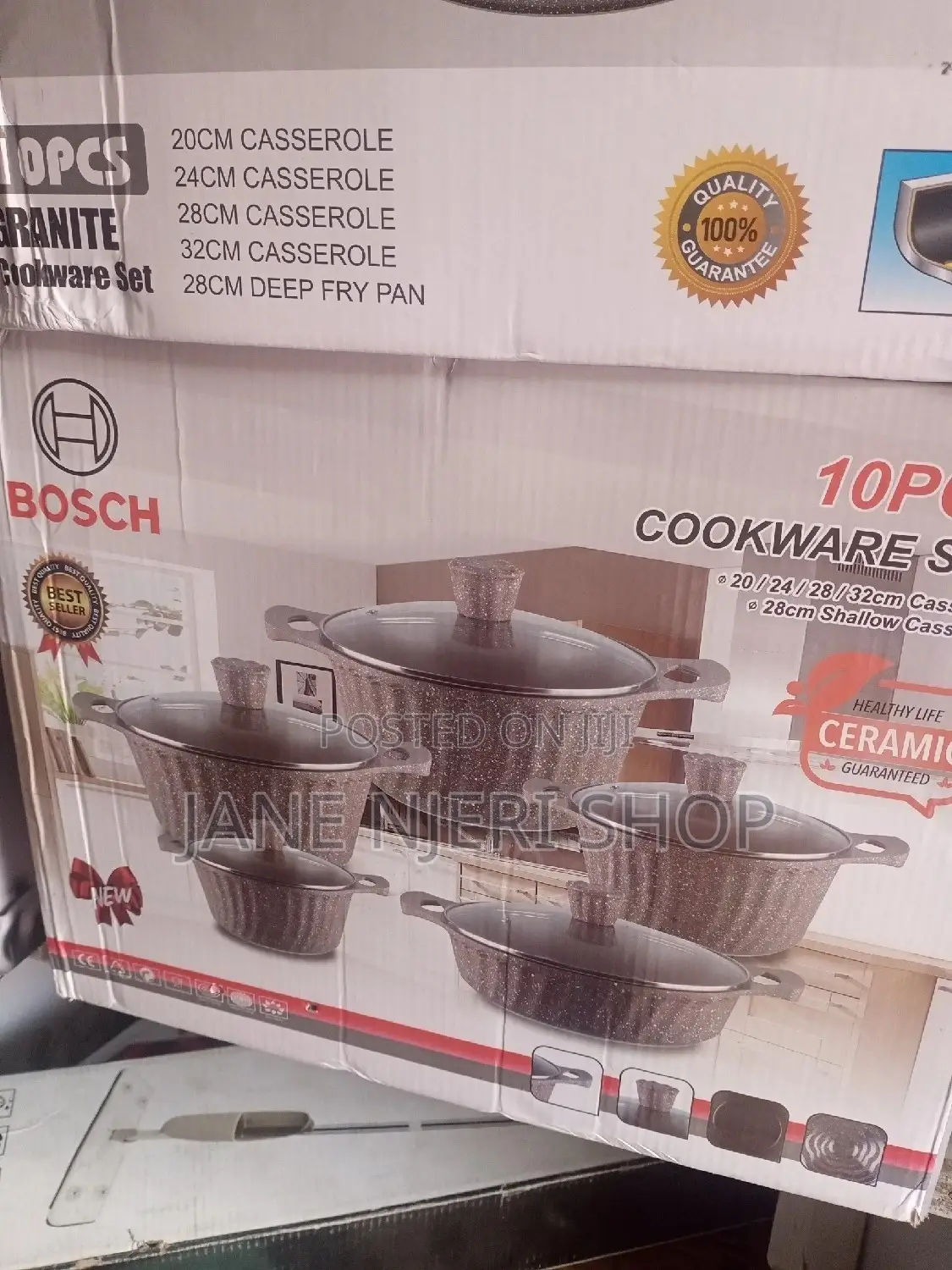 Bosch 10 Pieces Cookware Ceramic