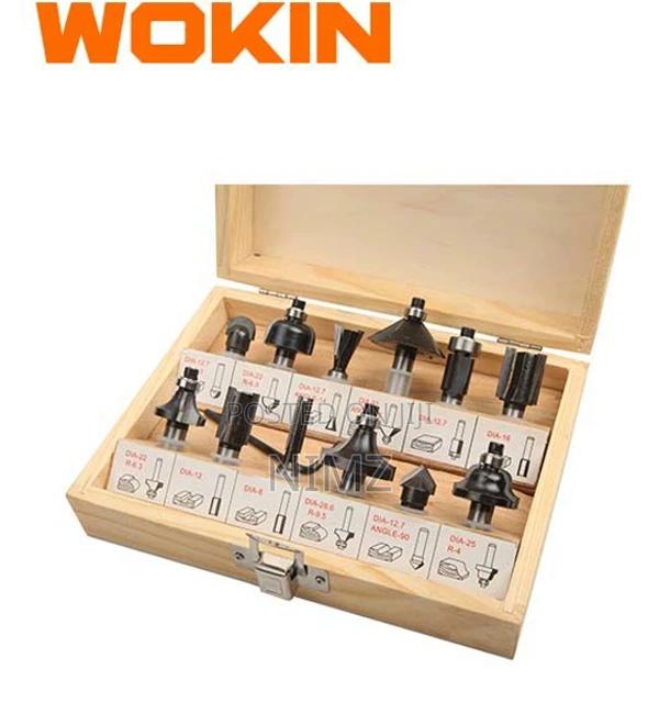 Wokin 755812 12 PCS Carbide Router Bits Set