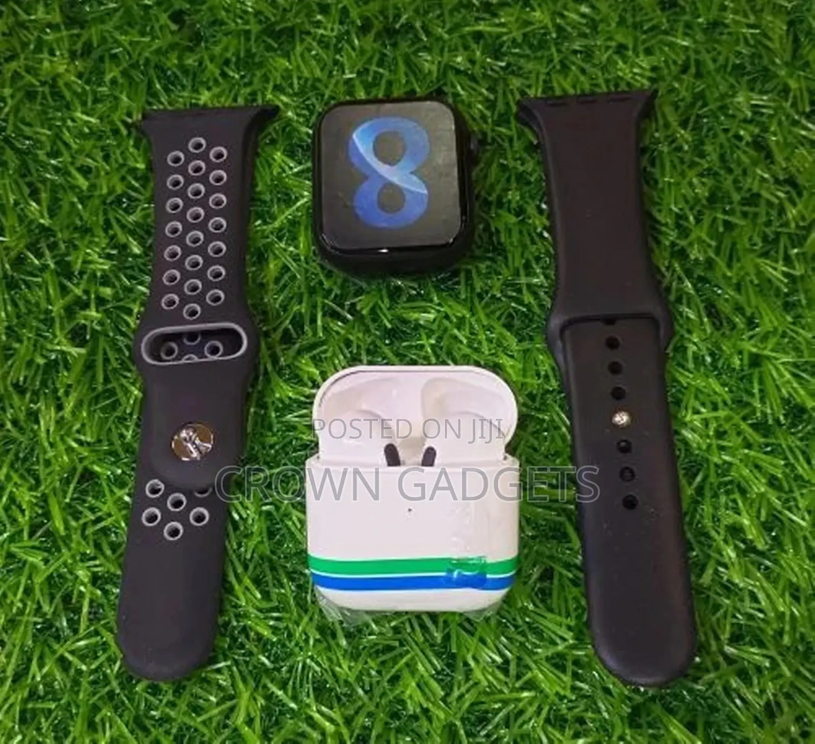 Series 8 Smart Watch With Bluetooth Earpod