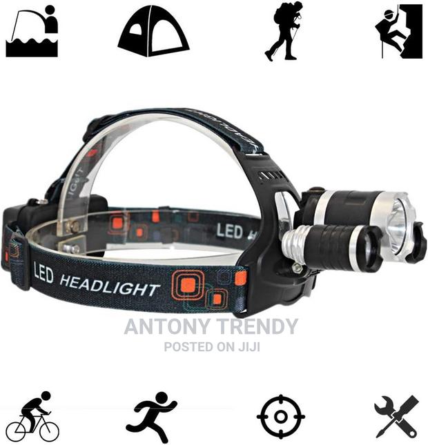 Rechargeable Waterproof Head Lamp for Outdoor Camping - main view