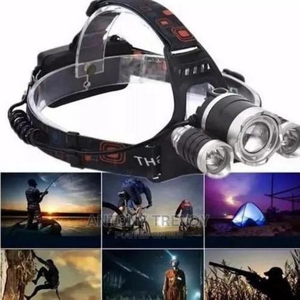 Rechargeable Waterproof Head Lamp for Outdoor Camping - thumbnail 2