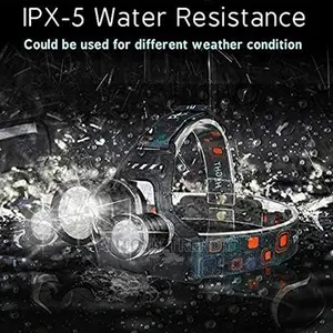 Rechargeable Waterproof Head Lamp for Outdoor