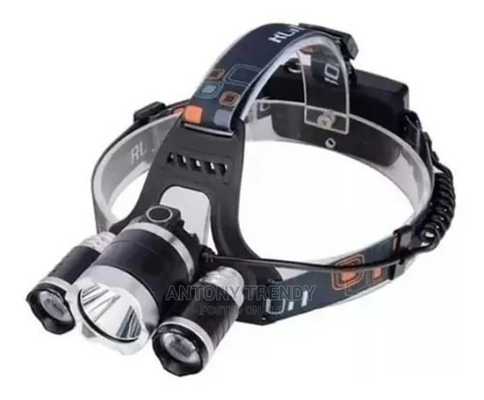 USB Rechargeable Waterproof Head Lamp for Outdoor