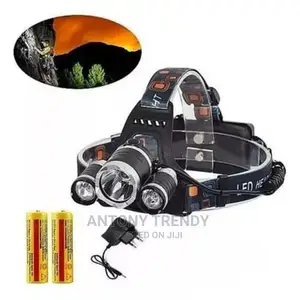 USB Rechargeable Waterproof Head Lamp for Outdoor