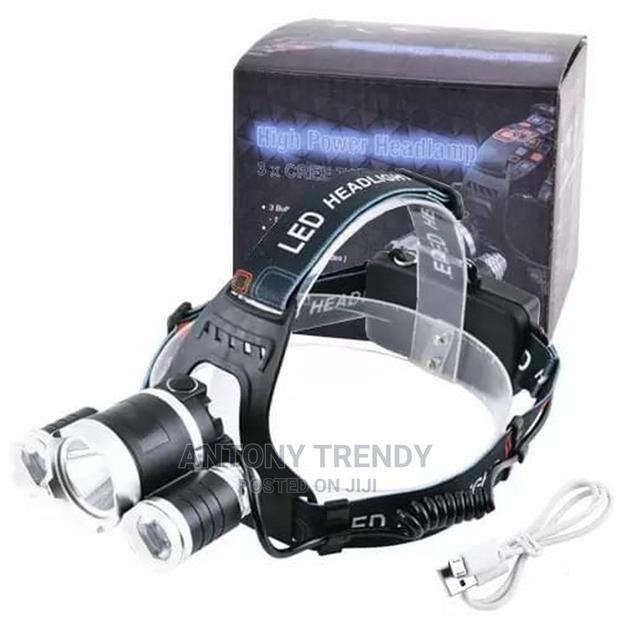 Waterproof Usb Rechargeable Led Headlamp Head Torch - main view