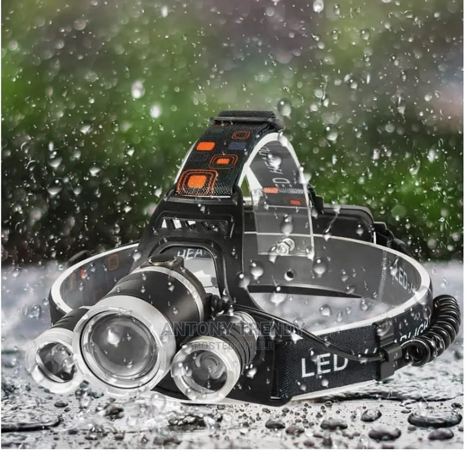Waterproof Usb Rechargeable Led Headlamp Head Torch