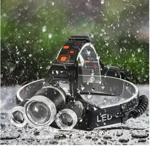 Waterproof Usb Rechargeable Led Headlamp Head Torch