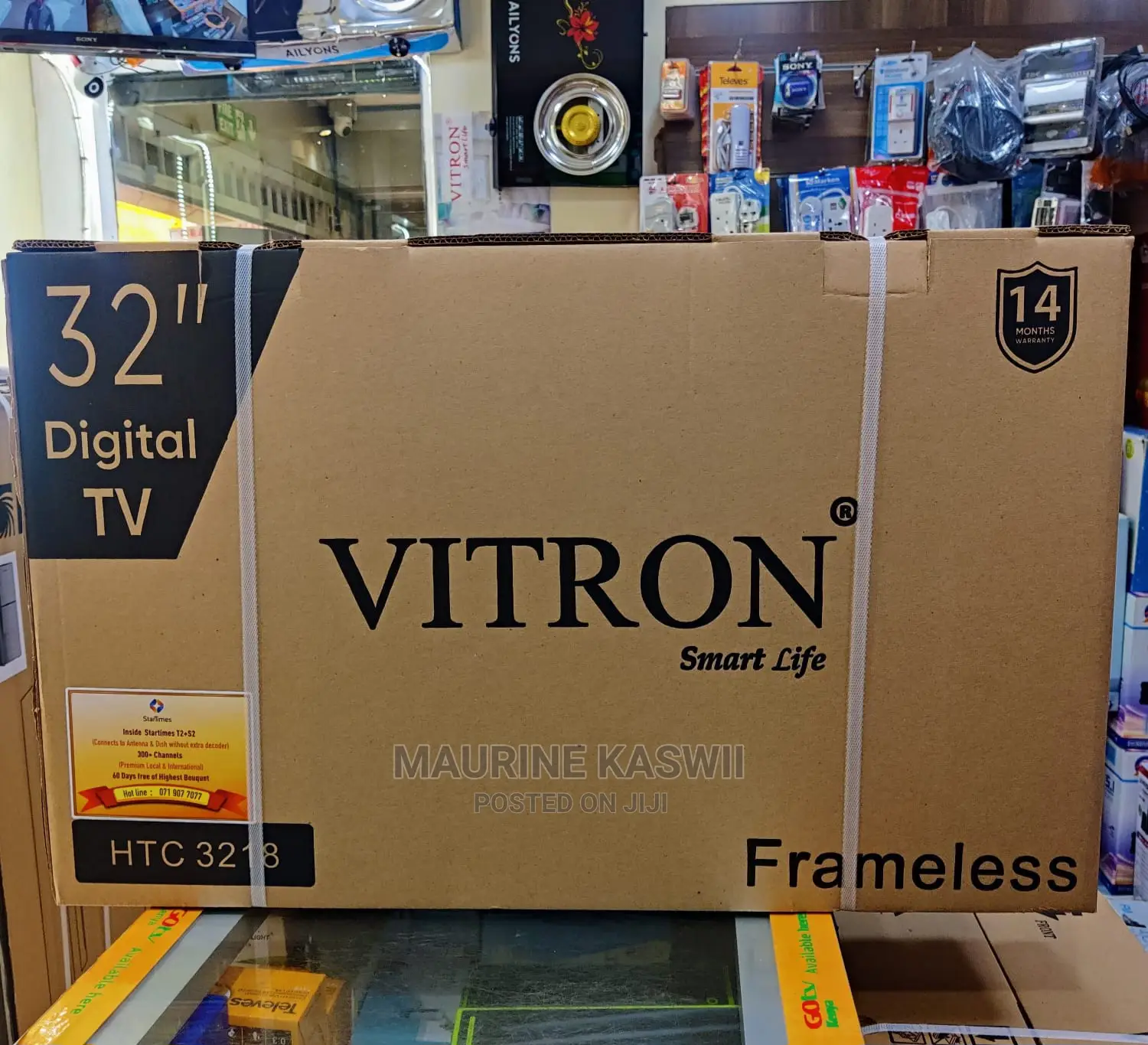 Vitron 32inches Digital Frameless Free Starting 3 Month