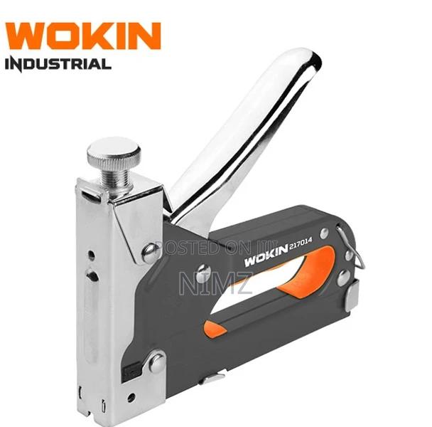 Wokin 217014 Heavy Duty 3-Way Staple Gun, 4-14mm(5/32"-9/16" - main view