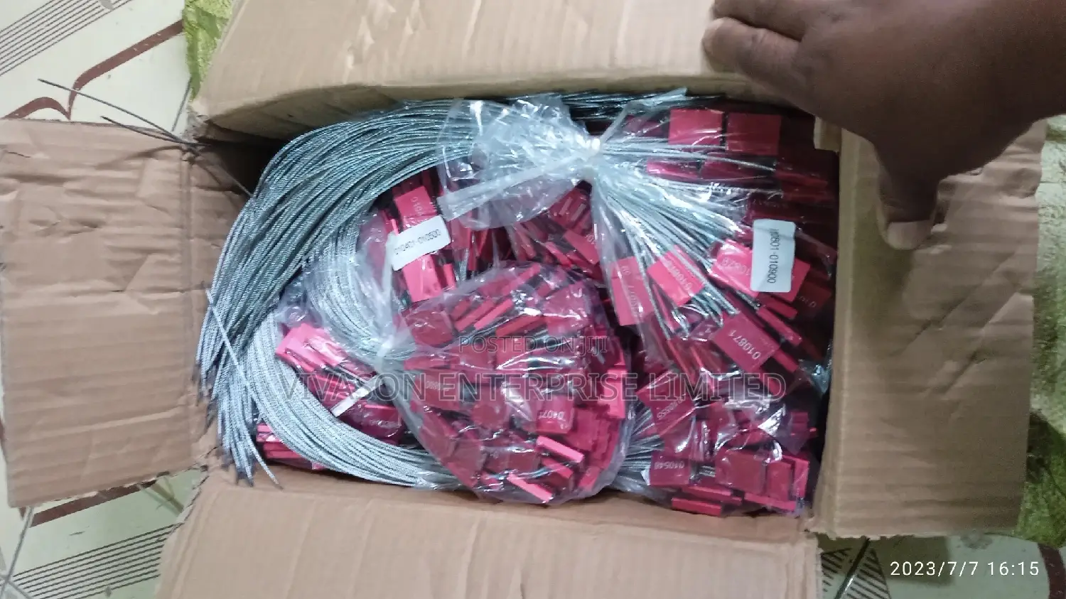 Aluminium Head Security Cable