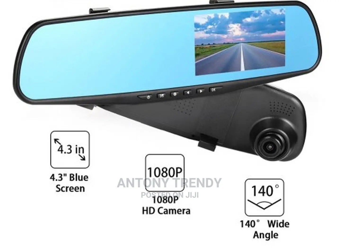 Mirror Dash Cam Backup Camera
