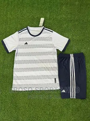 Blue Adidas Football Uniform