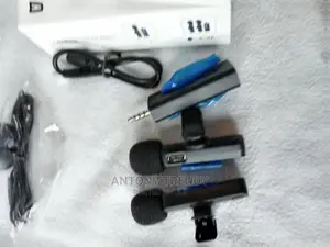  Dual Wireless Microphone 3.5MM for Recording