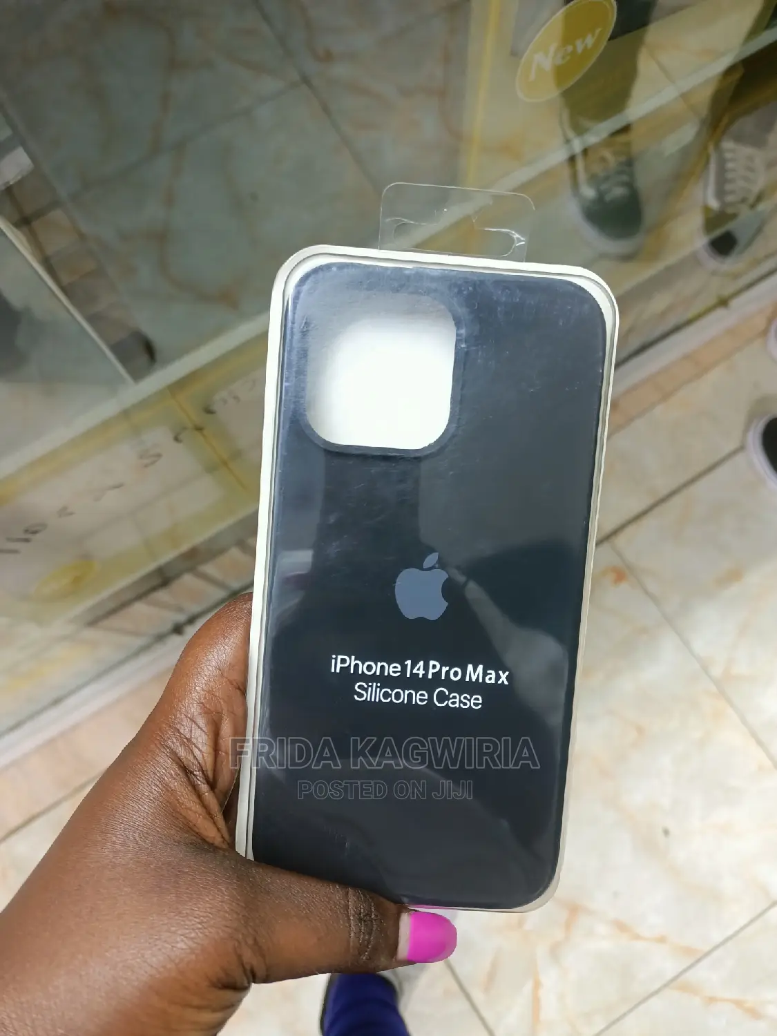 Black Silicone Case for iPhone 14 Pro Max