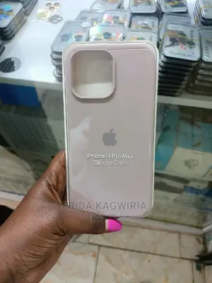 Peach Silicone Case for iPhone 14 Pro Max