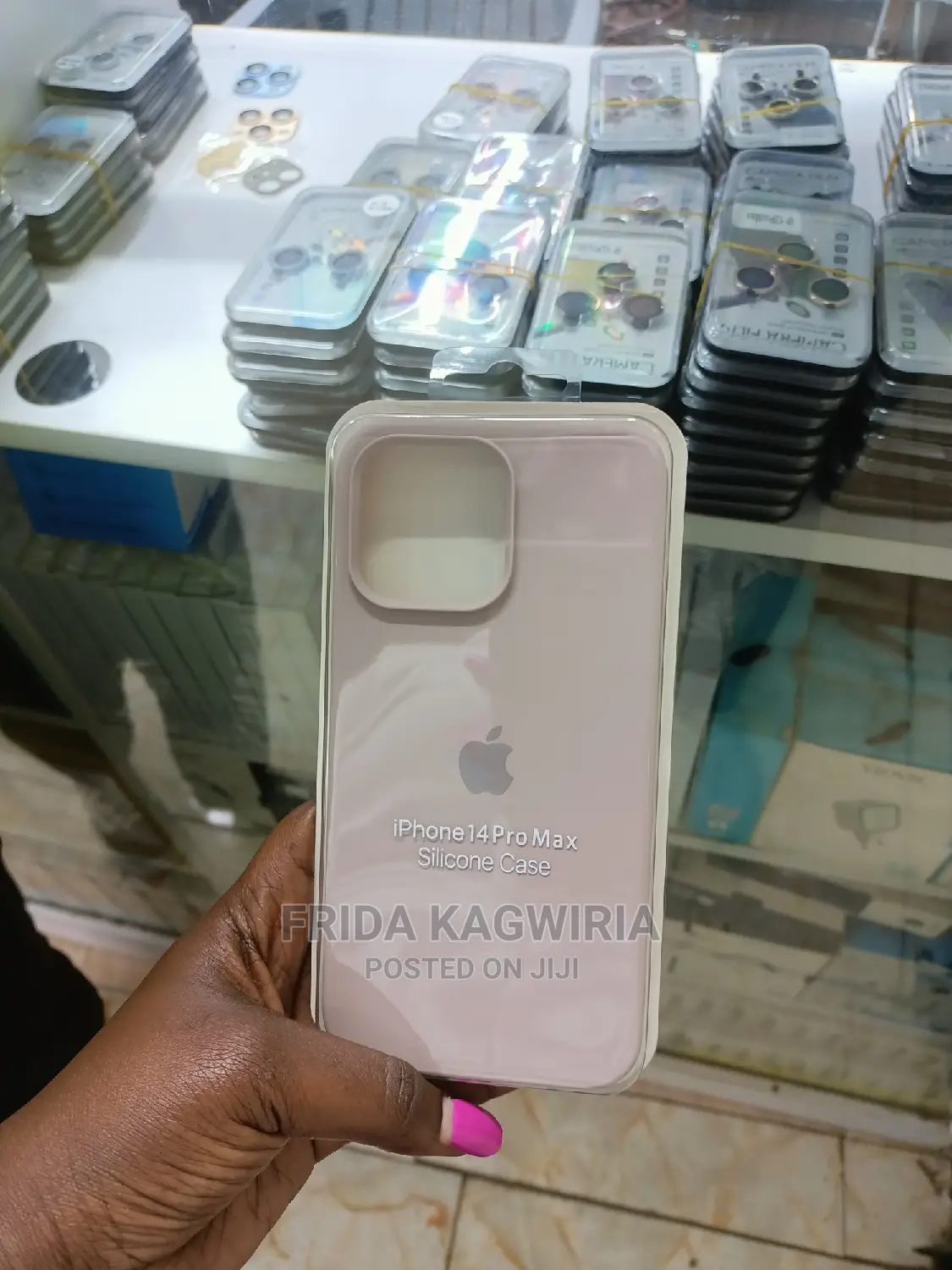 Peach Silicone Case for iPhone 14 Pro Max