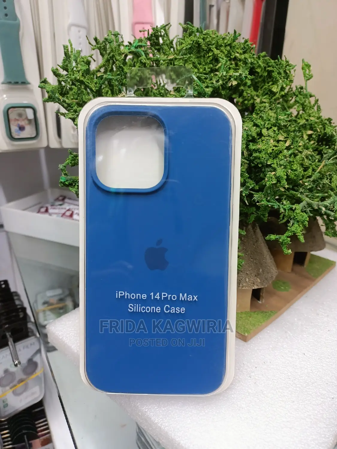 Blue Silicone Case for iPhone 14 Pro Max