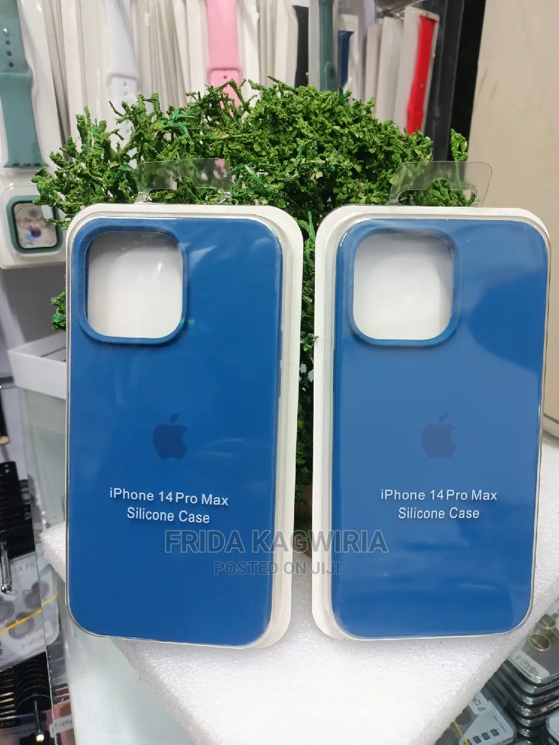 Blue Silicone Case for iPhone 14 Pro Max