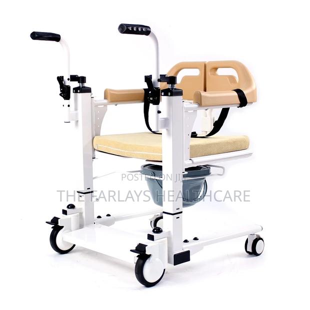 Patient Transfer Chair With Commode. - main view